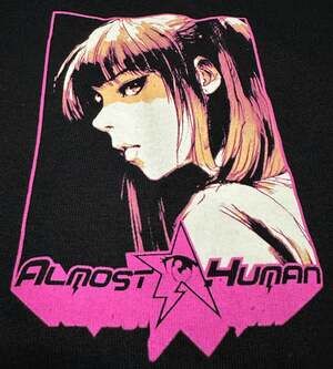 Almost Human Anime Girl Green Toyota Supra Graphic T-Shirt Size XL
